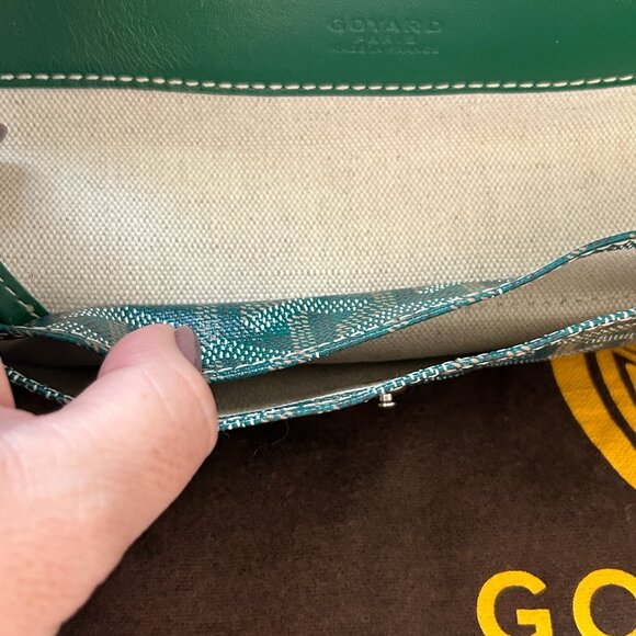 GOYARD Saint Louis PM in Green with Pouch - Picture 11 of 15
